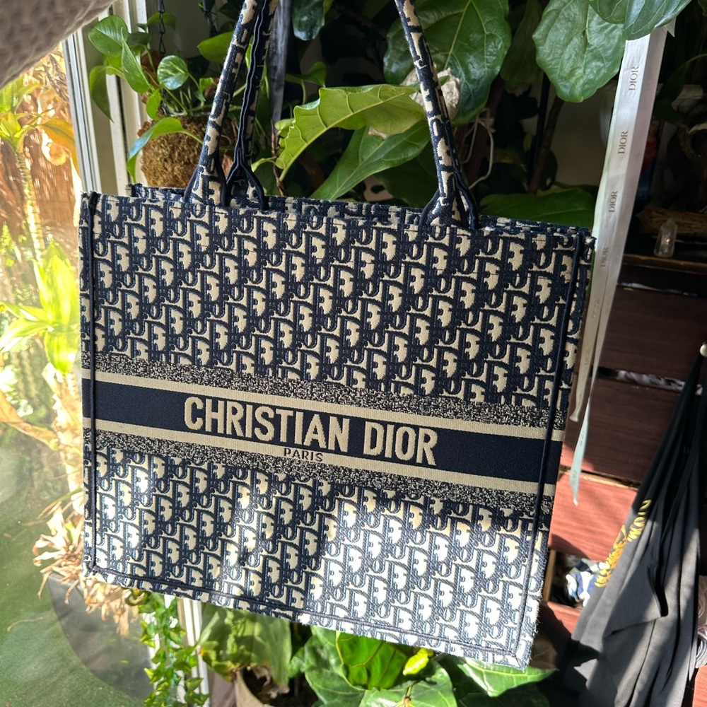 Embroidered tote bag